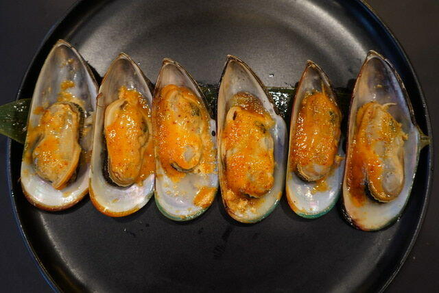 Baked Green Mussel(6pcs)