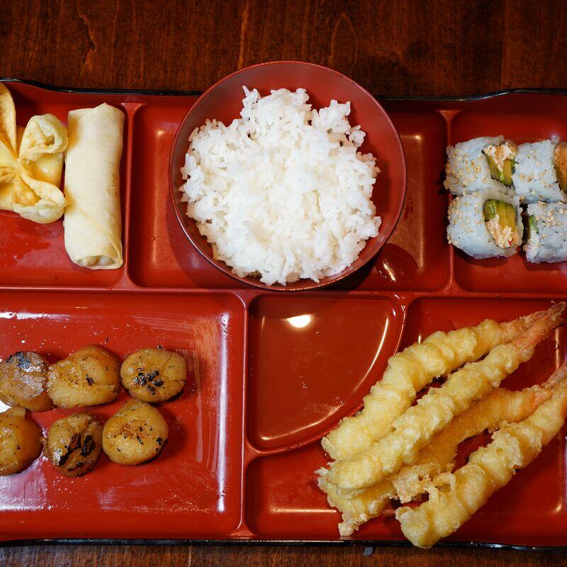 Scallops bento