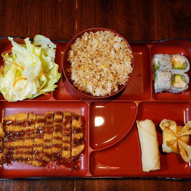 lunch pork Katsu bento