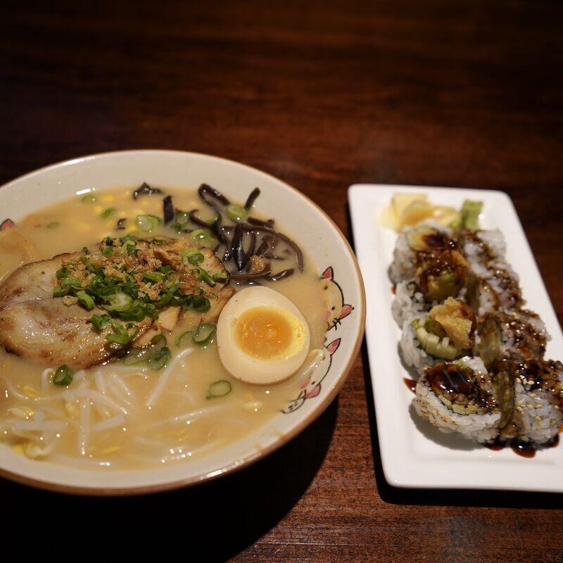 ramen sushi combo